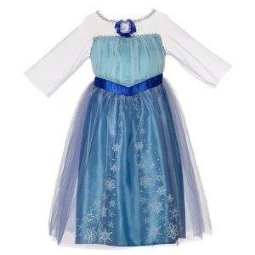Elsa infantil Azul