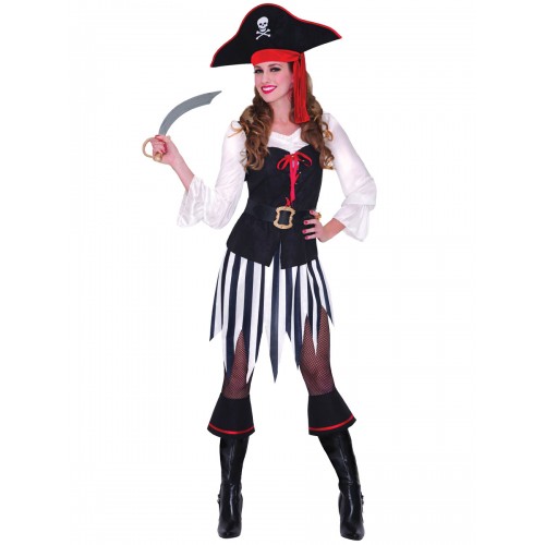 Pirata Vestido Listrado