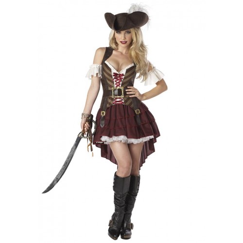 Pirata Vestido Marron