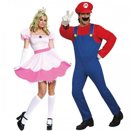 Princesa Peach e Mario Bros