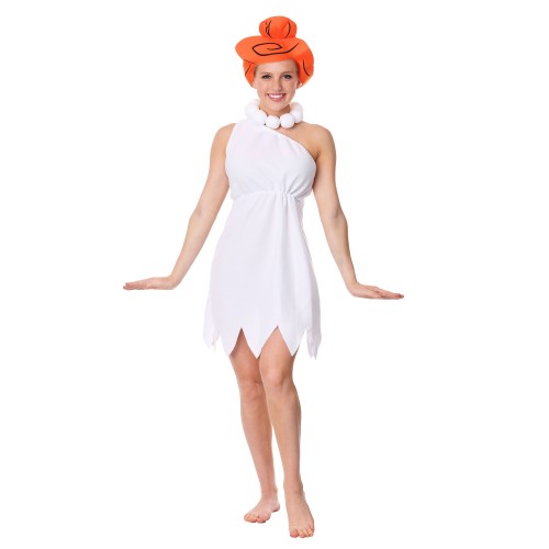 Wilma Flinstone Vestido Branco